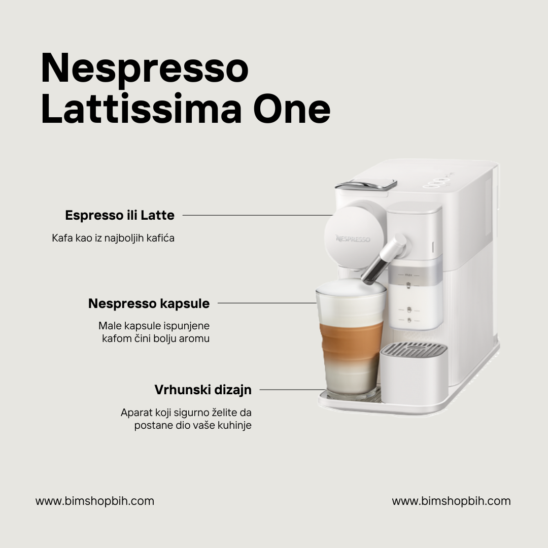 Nespresso Lattissima One Original Espresso aparat sa pjenilicom mlijeka